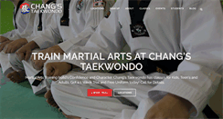 Desktop Screenshot of changstaekwondo.ca